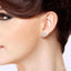 Round Shape Petite Cluster Diamond Fashion Earrings