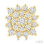 Cushion Shape Petite Cluster Diamond Fashion Earrings