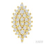 Marquise Shape Petite Cluster Diamond Fashion Earrings
