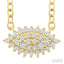 Marquise Shape East-West Petite Cluster Diamond Fashion Pendant