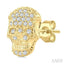 Skull Petite Diamond Fashion Earrings
