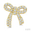 Bow Petite Diamond Fashion Earrings