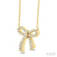 Bow Petite Diamond Fashion Pendant
