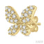 Butterfly Petite Diamond Fashion Earrings