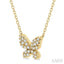 Butterfly Petite Diamond Fashion Pendant