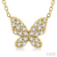 Butterfly Petite Diamond Fashion Pendant