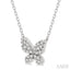 Butterfly Petite Diamond Fashion Pendant