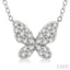 Butterfly Petite Diamond Fashion Pendant