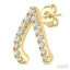 Wishbone Petite Diamond Fashion Earrings