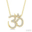 'Om' Petite Diamond Fashion Pendant