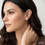 Scatter Petite Baguette Diamond Fashion Earrings