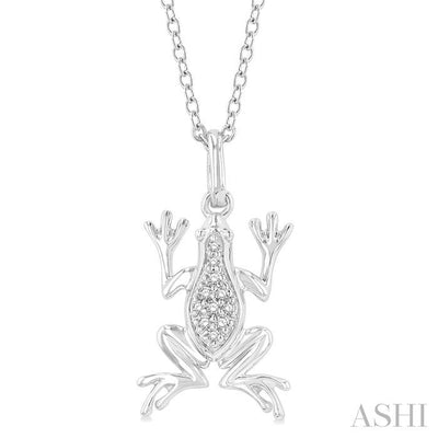 Frog Petite Diamond Fashion Pendant