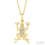 Frog Petite Diamond Fashion Pendant