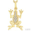 Frog Petite Diamond Fashion Pendant