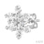 Snowflake Petite Diamond Fashion Earrings