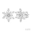 Snowflake Petite Diamond Fashion Earrings