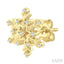 Snowflake Petite Diamond Fashion Earrings