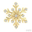 Snowflake Petite Diamond Fashion Earrings