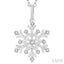 Snowflake Petite Diamond Fashion Pendant