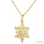 Snowflake Petite Diamond Fashion Pendant