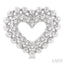 Heart Shape Petite Diamond Fashion Earrings