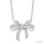 Bow Petite Diamond Fashion Pendant