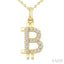 Bitcoin Diamond Fashion Pendant