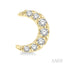 Crescent Petite Diamond Fashion Earrings