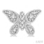 Butterfly Petite Diamond Fashion Earrings