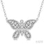 Butterfly Petite Diamond Fashion Pendant