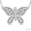 Butterfly Petite Diamond Fashion Pendant