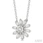Petite Baguette Diamond Fashion Pendant