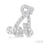 Dog Petite Diamond Fashion Earrings