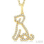 Dog Petite Diamond Fashion Pendant