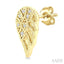 Angel Wings Petite Diamond Fashion Earrings