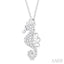 Seahorse Petite Diamond Fashion Pendant