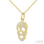 Skull Petite Diamond Fashion Pendant