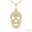 Skull Petite Diamond Fashion Pendant
