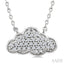 Cloud Petite Diamond Fashion Pendant
