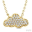 Cloud Petite Diamond Fashion Pendant