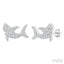 Shark Petite Diamond Fashion Earrings