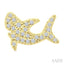 Shark Petite Diamond Fashion Earrings