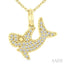 Shark Petite Diamond Fashion Pendant