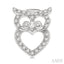 Owl Petite Diamond Fashion Earrings