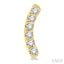 Arc Shape Petite Diamond Fashion Earrings