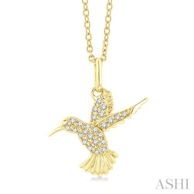 Hummingbird Petite Diamond Fashion Pendant