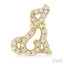 Dog Petite Diamond Fashion Earrings
