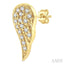 Angel Wings Petite Diamond Fashion Earrings