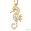 Seahorse Petite Diamond Fashion Pendant
