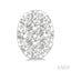 Oval Shape Lovebright Petite Diamond Stud Earrings